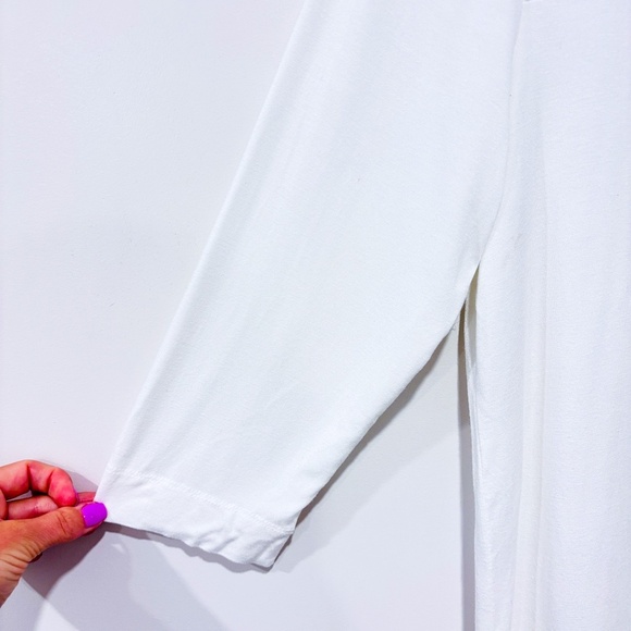 SIMONS White long sleeve t-shirt - Picture 4 of 9